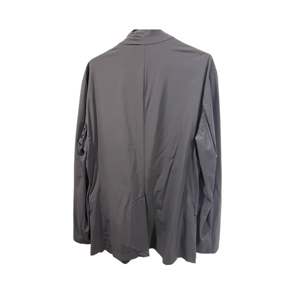 Men's Navy Hugo Boss slim fit Packable flex fit poly blend blazer 44L - Picture 3 of 5